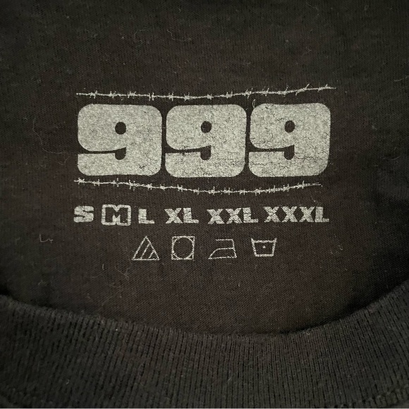 Juice World 999 Memorial Black Graphic T-Shirt Short Sleeve Size Medium - Picture 7 of 7